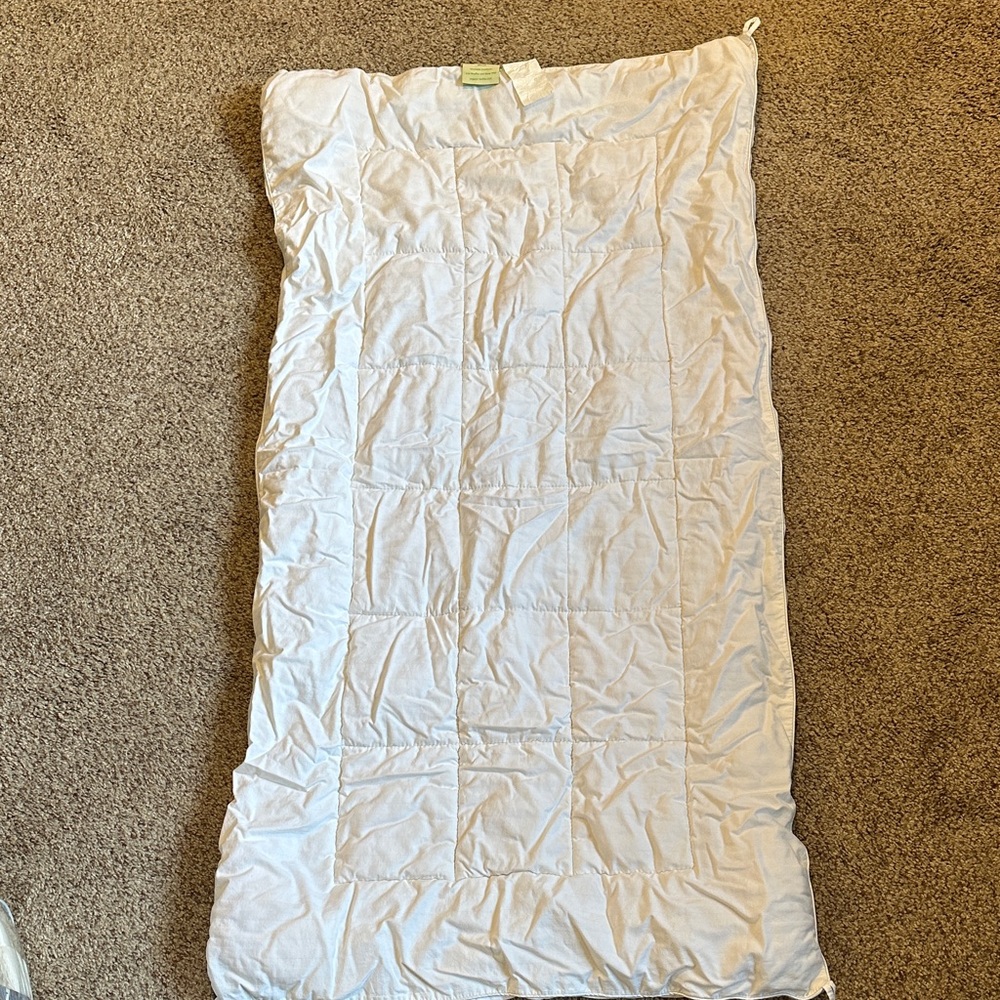 Wool and organic cotton crib duvet/mattress pad - Picture 3 of 5